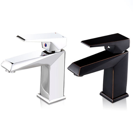Hardware Faucet Bathroom Hot & Cold Water Faucet, Specification: Electroplating 81502-garmade.com