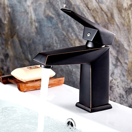 Hardware Faucet Bathroom Hot & Cold Water Faucet, Specification: Electroplating 81502-garmade.com