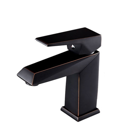Hardware Faucet Bathroom Hot & Cold Water Faucet, Specification: Black 99508-garmade.com