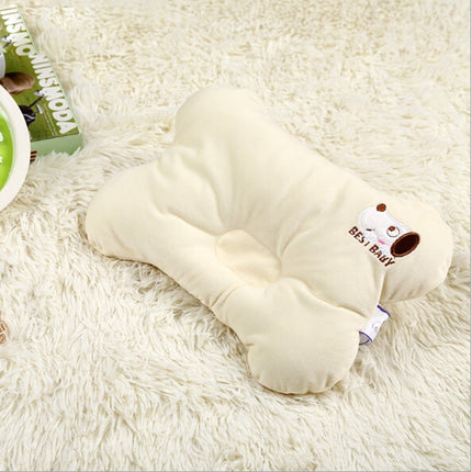 2 PCS Four Seasons Cervical Protection Anti-head Stereotype Baby Pillow(Yellow)-garmade.com