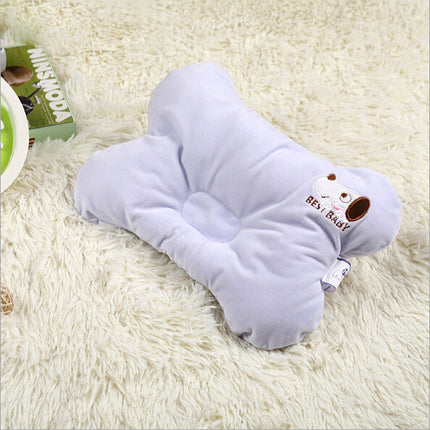 2 PCS Four Seasons Cervical Protection Anti-head Stereotype Baby Pillow(Purple)-garmade.com