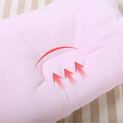 2 PCS Four Seasons Cervical Protection Anti-head Stereotype Baby Pillow(Purple)-garmade.com