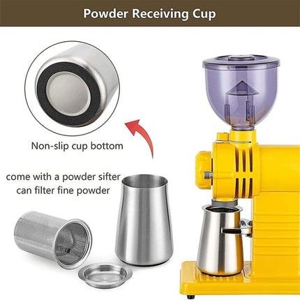 Electric Coffee Grinder Grinder Coffee Miller, EU Plug(White)-garmade.com