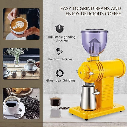 Electric Coffee Grinder Grinder Coffee Miller, EU Plug(Black)-garmade.com