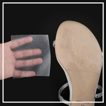 Anti Abrasion Self Adhesive Anti Slip Sole Sticker High Heels Outsoles Protector, Size:50cm X 10cm(Transparent)-garmade.com