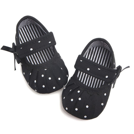Baby Kids Tassel Soft Sole Shoes Infant Boy Toddler Crib Shoes(Black)-garmade.com