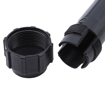 2 PCS Rubber Boat Paddle Connection Tube Universal Connector Boat Accessories for 26-28mm Rod(Black)-garmade.com