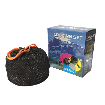 DS200 Portable Outdoor Set Boiler Head Combination Camping Pot Outdoor Cookware Set-garmade.com