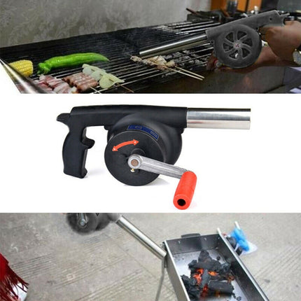 Household Barbecue Picnic Tool Manual Fan Air Blower Portable Lightweight Grill Campfire Durable Outdoor Cooking Camping BBQ Air Blower-garmade.com