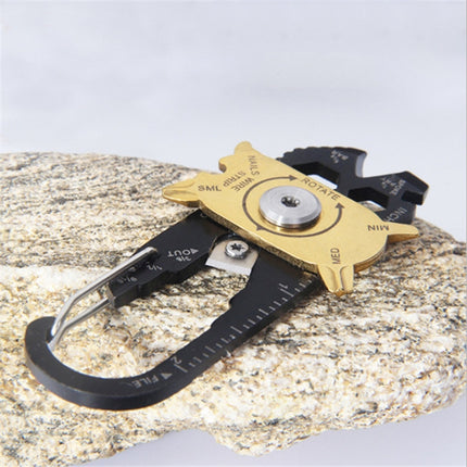 20 in 1 Stainless Steel Wrench Screwdriver Creative Roulette Multifunctional Combination Tool Outdoor Survival Tool-garmade.com