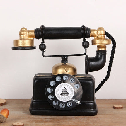 Resin Turntable Phone Model Creative Home Office Porch Ornament Decoration-garmade.com