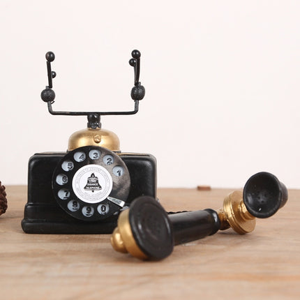 Resin Turntable Phone Model Creative Home Office Porch Ornament Decoration-garmade.com