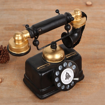 Resin Turntable Phone Model Creative Home Office Porch Ornament Decoration-garmade.com