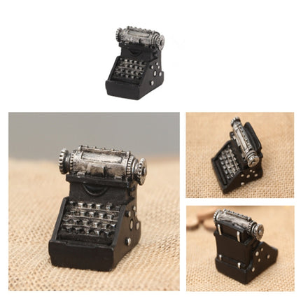 Retro Old Creative Resin Mini Ornaments Home Decorations Shop Shooting Props( Typewriter)-garmade.com