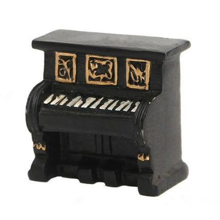 Retro Old Creative Resin Mini Ornaments Home Decorations Shop Shooting Props(Piano)-garmade.com