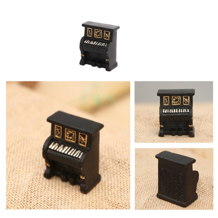 Retro Old Creative Resin Mini Ornaments Home Decorations Shop Shooting Props(Piano)-garmade.com