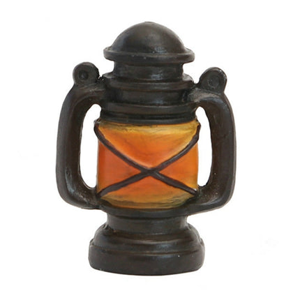 Retro Old Creative Resin Mini Ornaments Home Decorations Shop Shooting Props( Kerosene Lamp)-garmade.com