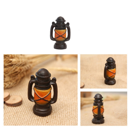 Retro Old Creative Resin Mini Ornaments Home Decorations Shop Shooting Props( Kerosene Lamp)-garmade.com