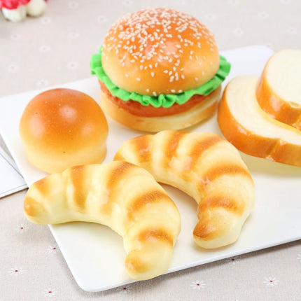 Simulation Bread Model PU Small Horns Bread Ornaments Photography Props Home Decoration Window Display-garmade.com