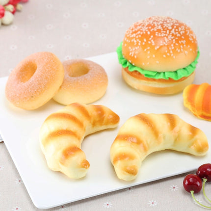 Simulation Bread Model PU Small Horns Bread Ornaments Photography Props Home Decoration Window Display-garmade.com