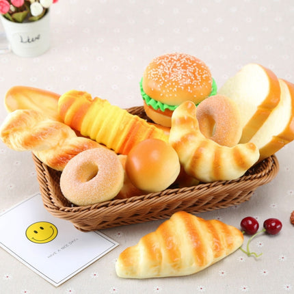 Simulation Bread Model PU Small Horns Bread Ornaments Photography Props Home Decoration Window Display-garmade.com