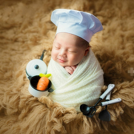 Small Bag 1 Newborn Babies Photography Clothing Chef Theme Set-garmade.com