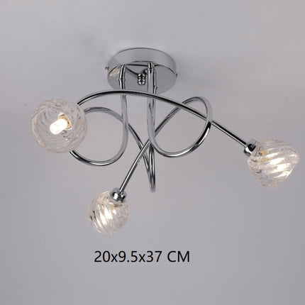 15W G9 3-heads Ceiling Lamp Living Room Dining Room Bedroom Crystal Glass Lamps Chandelier without Light Source-garmade.com