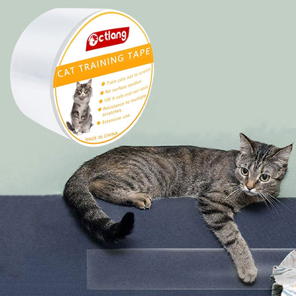 Ctlang B25112 Pet Sofa Protective Tape Cats Anti-Caught Protective Gear Film, Specification: Wide 2.5inch(L)-garmade.com