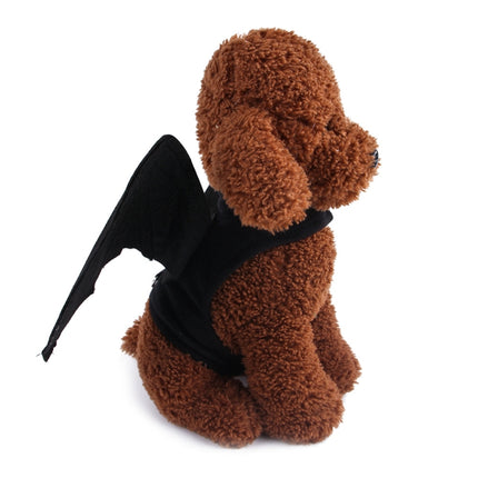 Creative Cat Dog Halloween Bat Wings Funny Props Pet Clothes, Size：L (Bat Pack)-garmade.com