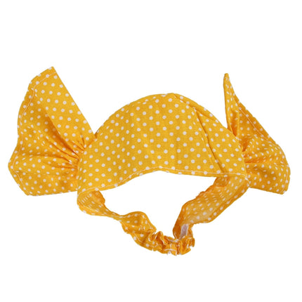 Creative Cat Dog Candy Color Funny Tidy Props Headband Hooded Hat(Yellow Dot)-garmade.com