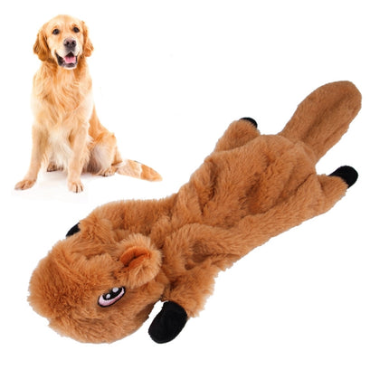 Dog Toy Bite Wear-resistant Vocal Molars Pet Plush Medium Large Supplies, Size:Small(Squirrel)-garmade.com
