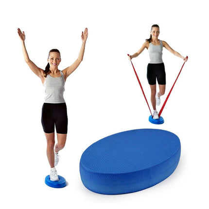 TPE Oval High Rebound Non-slip Yoga Supplies Balance Mat, Size: 31 x 21 x 6cm-garmade.com