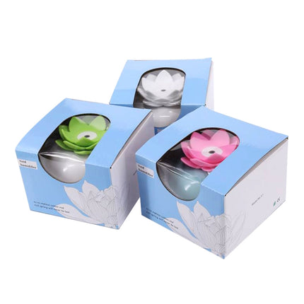 Lotus Ceramic Nano Spray Hydrating Aroma Humidifier Air Purifier(White Flower + White Body Ceramic)-garmade.com