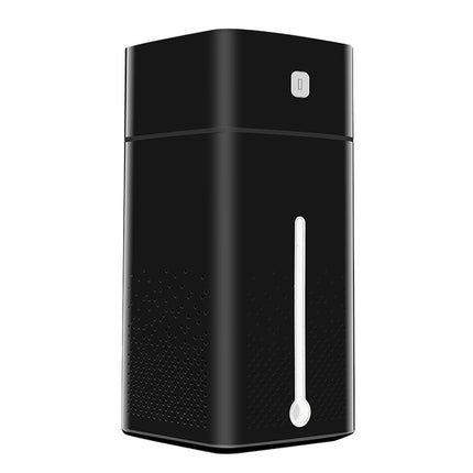 Ultrasonic Air Humidifier USB Essential Oil Aroma Diffuser LED Night Light Spray Mist Purifier, 1000ml(Black)-garmade.com