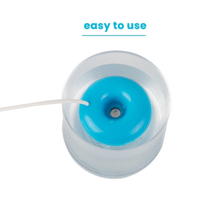 Donut Shape Mini USB Air Humidifier Aroma Diffuser Purifier(Blue)-garmade.com