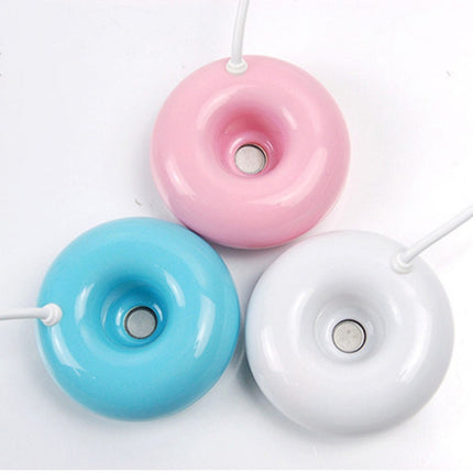 Donut Shape Mini USB Air Humidifier Aroma Diffuser Purifier(Blue)-garmade.com