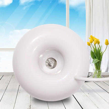 Donut Shape Mini USB Air Humidifier Aroma Diffuser Purifier(White)-garmade.com