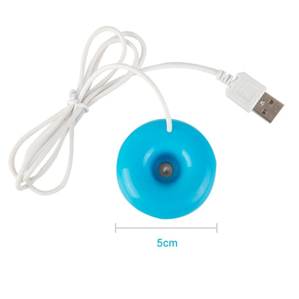 Donut Shape Mini USB Air Humidifier Aroma Diffuser Purifier(White)-garmade.com