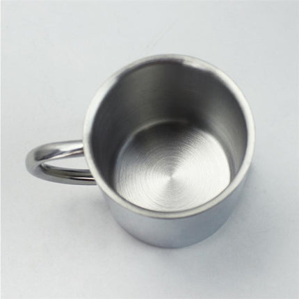 304 Stainless Steel Double Insulation Coffee Drink Milk Water Mugs Durable Drinking Cup with Lid 200ml-garmade.com