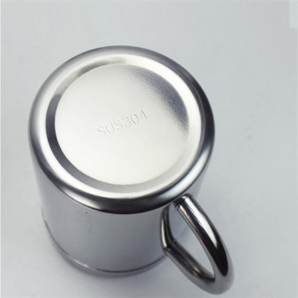 304 Stainless Steel Double Insulation Coffee Drink Milk Water Mugs Durable Drinking Cup with Lid 200ml-garmade.com