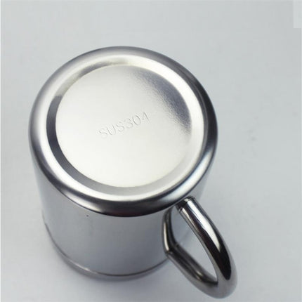 304 Stainless Steel Double Insulation Coffee Drink Milk Water Mugs Durable Drinking Cup with Lid 280ml-garmade.com