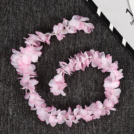 10 PCS 1M Simulation Orchids String Wedding Arrangement Flower Strip Stage Decoration Supplies(Pink)-garmade.com