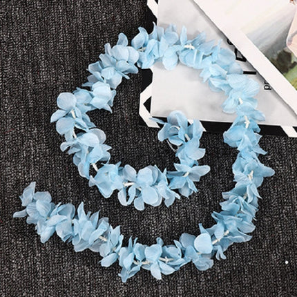 10 PCS 1M Simulation Orchids String Wedding Arrangement Flower Strip Stage Decoration Supplies(Blue)-garmade.com