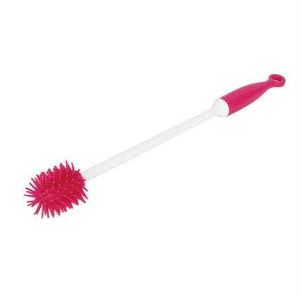 Bottle Cleaning Brush Long Handle Narrow Neck Bottle Brush(Rose Red)-garmade.com