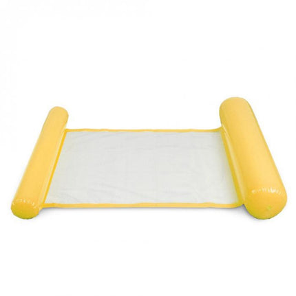 Foldable Double-purpose Backrest Float Hammock with Net, Size:120 x 75cm(Yellow)-garmade.com