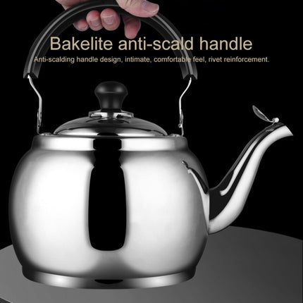 Stainless Steel Kettle Extra Thick Whistle Burning Kettle Home Teapot Large Capacity(6.8L Sun kettle )-garmade.com