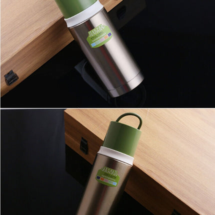 Portable Car Student Child Business Tea Insulation Cold Stainless Steel Vacuum Flask, Capacity: 300-400ml-garmade.com