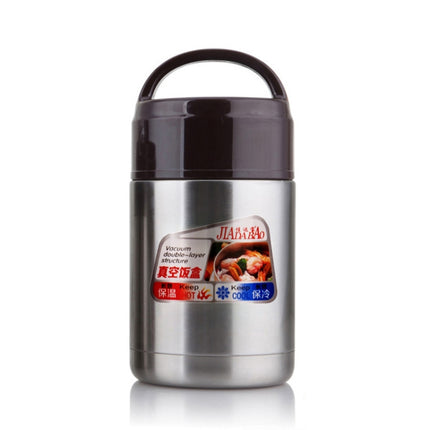 Jiadabao Stainless Steel Vacuum Insulation Simmering Pot Portable Insulation Rice Pot, Capacity: 1200ml-garmade.com