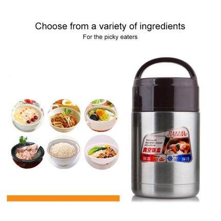 Jiadabao Stainless Steel Vacuum Insulation Simmering Pot Portable Insulation Rice Pot, Capacity: 1200ml-garmade.com