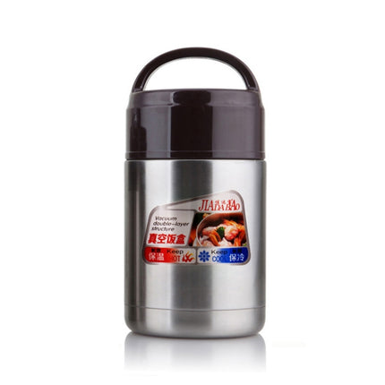 Jiadabao Stainless Steel Vacuum Insulation Simmering Pot Portable Insulation Rice Pot, Capacity: 1000ml-garmade.com